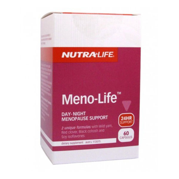 Nutra-Life Meno-Life 24 hour Menopause Support 60 Capsules